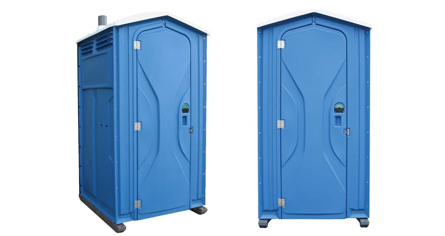 Long-term porta potty units on site in Walnut Creek, California